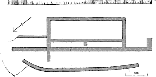 Plan of remains of Ullern mill